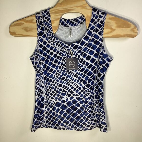 The Bubble Womens Lexi Tank Top Blue Size Medium‎ NWT - Picture 2 of 9
